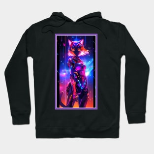 Anime Sci-Fi Cat Girl | Quality Anime Girl Artwork | Manga Girl Anime Art Hoodie